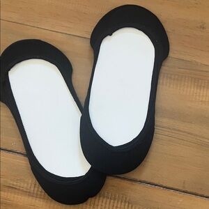 Women's Black No-Show Socks